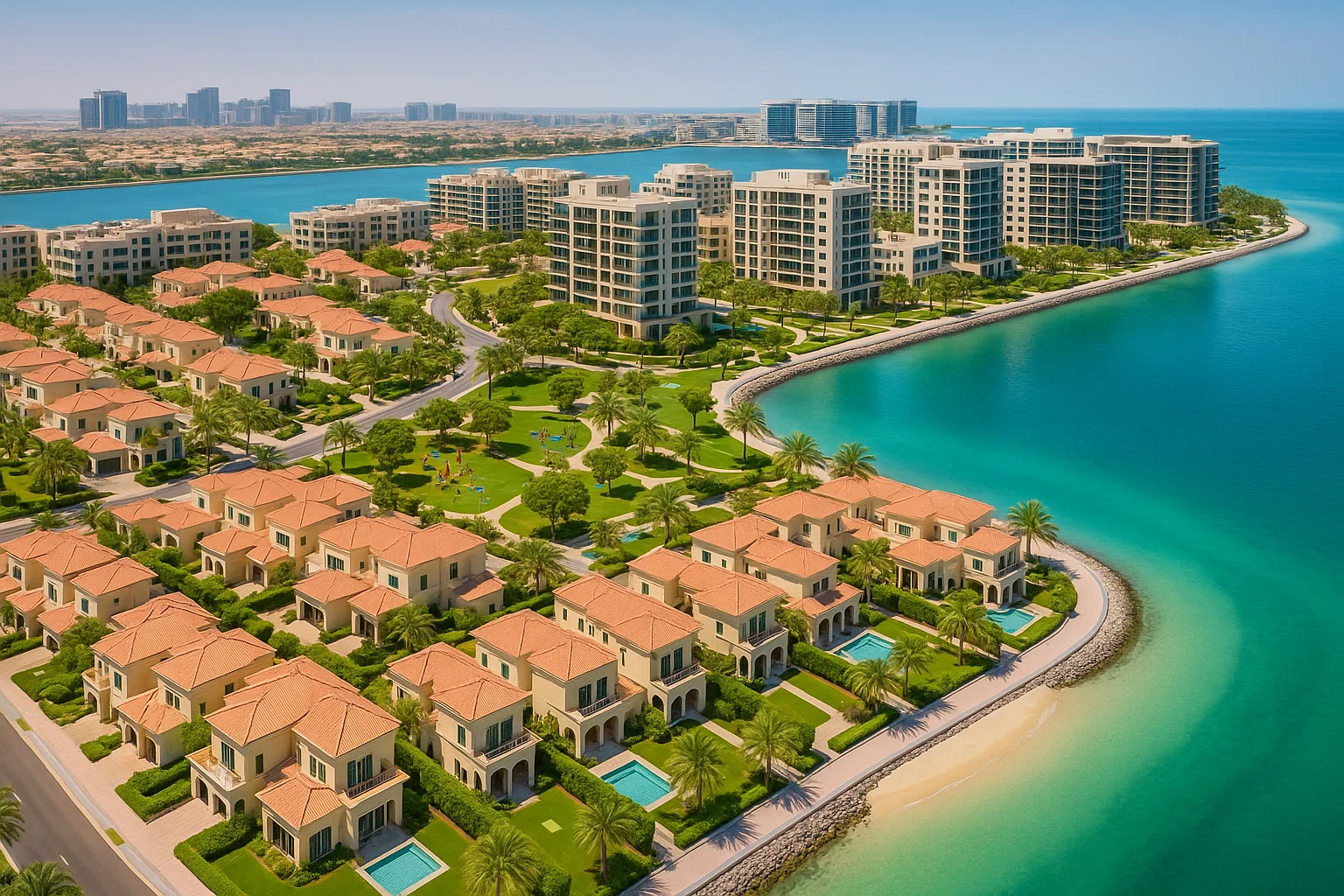 Top Waterfront Communities in Abu Dhabi for Families & Investors | Banke International Properties