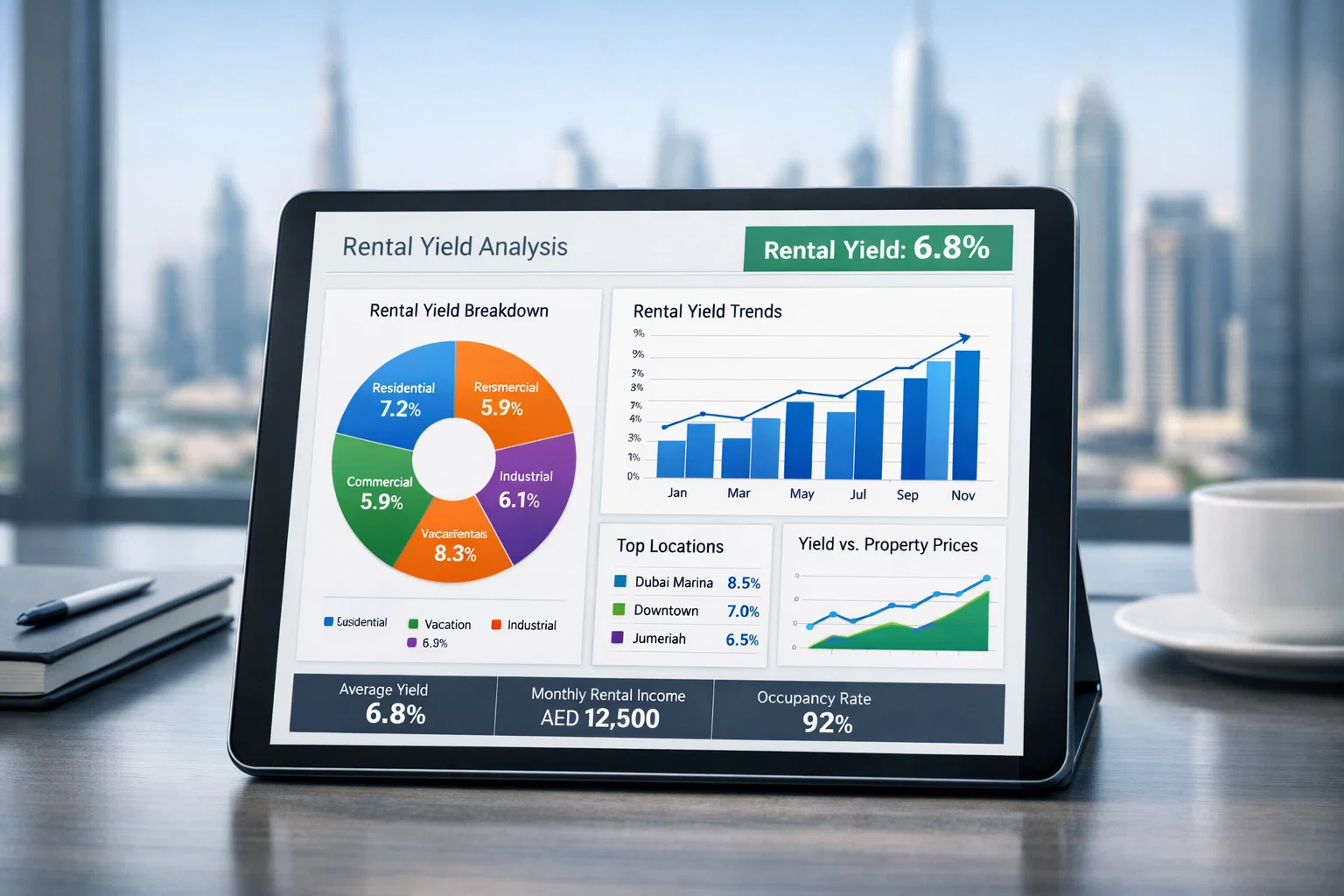 Dubai Rental Yield 2026 | ROI, Best Areas & Investment Guide | Banke International Properties
