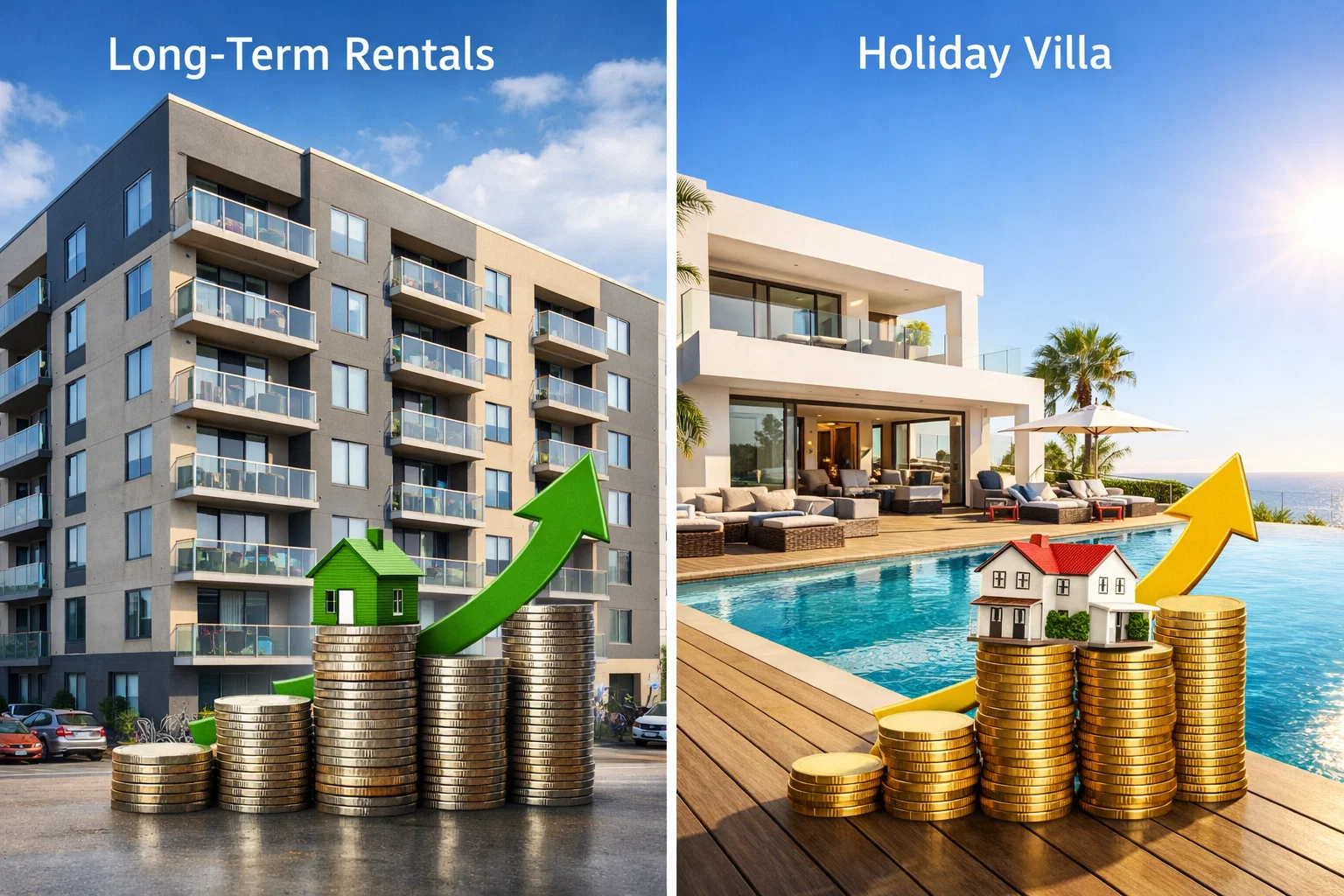 ROI Comparison: Long Let vs Holiday Homes Dubai Real Estate | Banke International Properties
